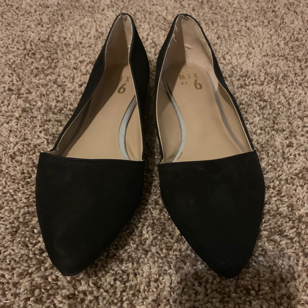 Mix no. 6 black flats